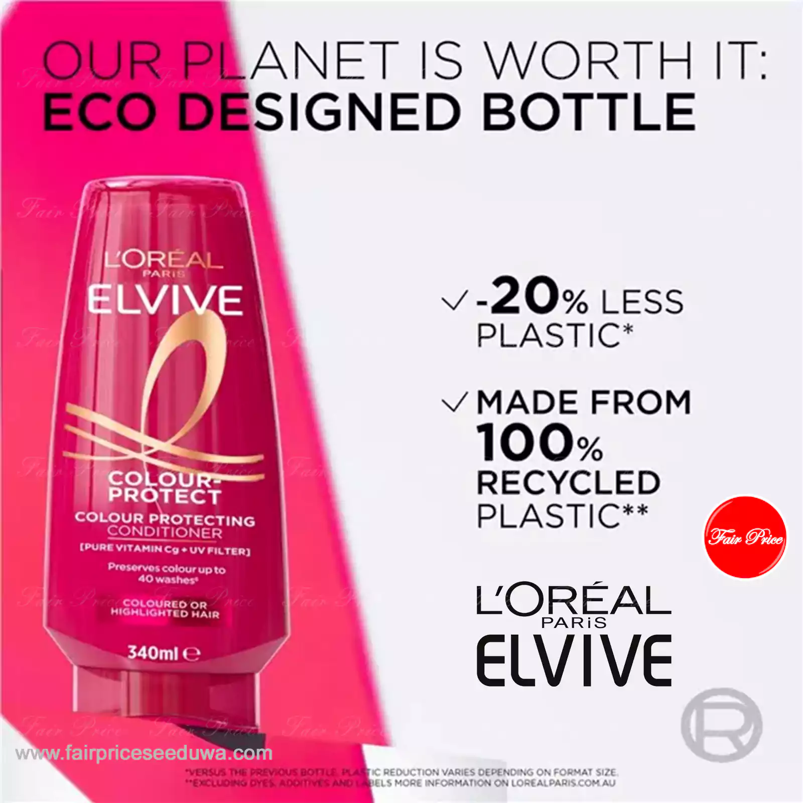 LOreal Elvive Colour Protect Shampoo and Conditioner 800ml (Set) - Image 6