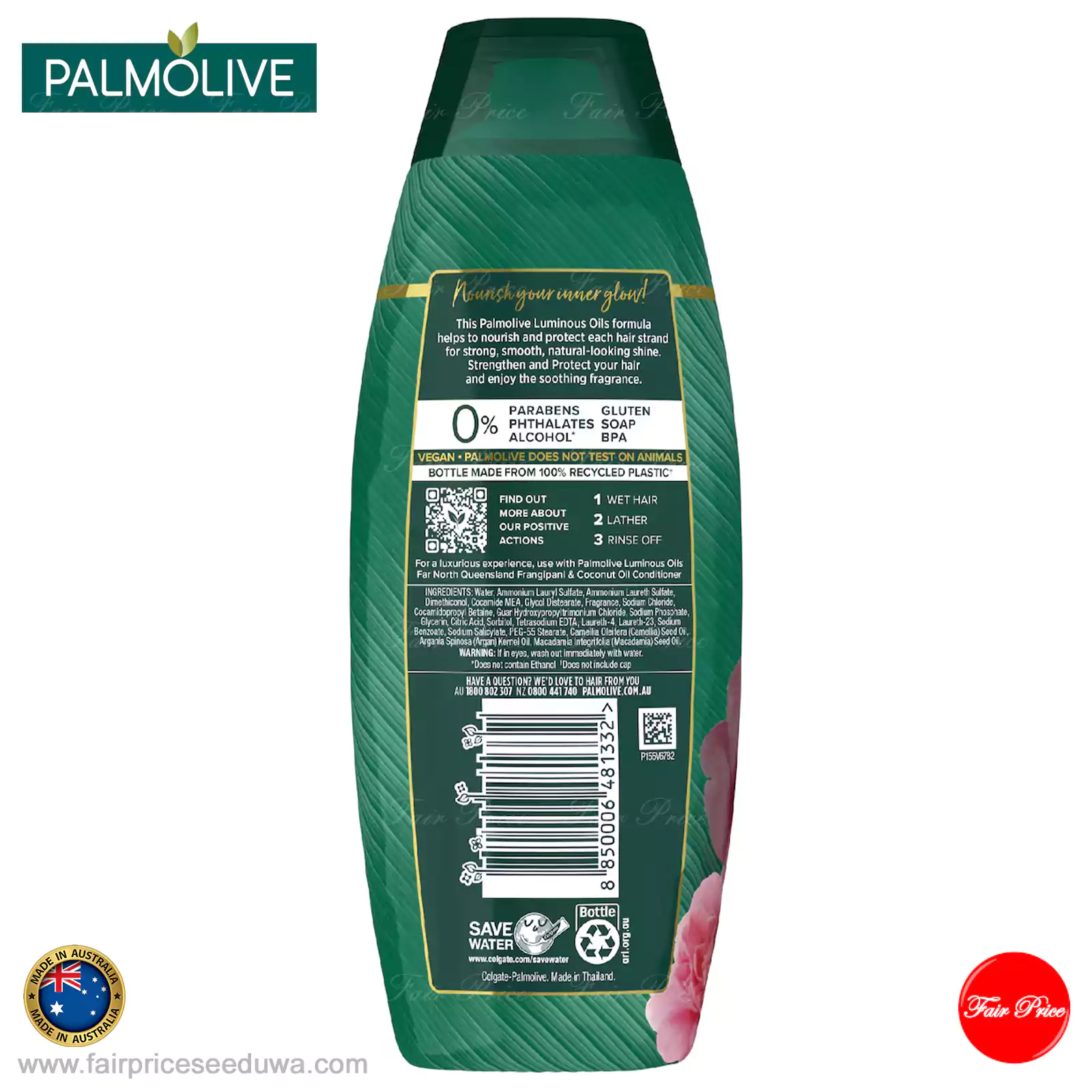 Palmolive Shampoo and Conditioner Luminous Oils Argan Oil 350ml (Set) - Image 4