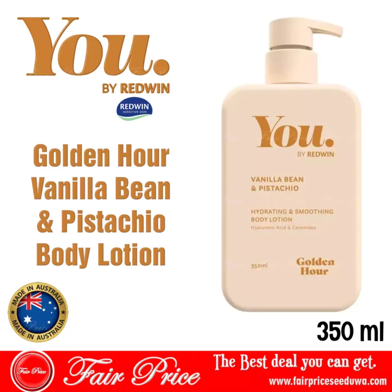 Redwin You Golden Hour Vanilla Bean & Pistachio Body Lotion 350ml