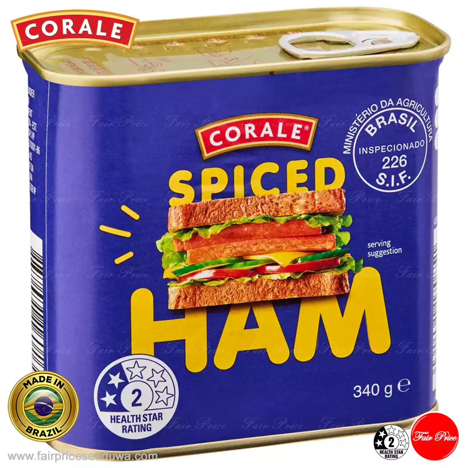Corale Spiced Ham 340g - Image 2
