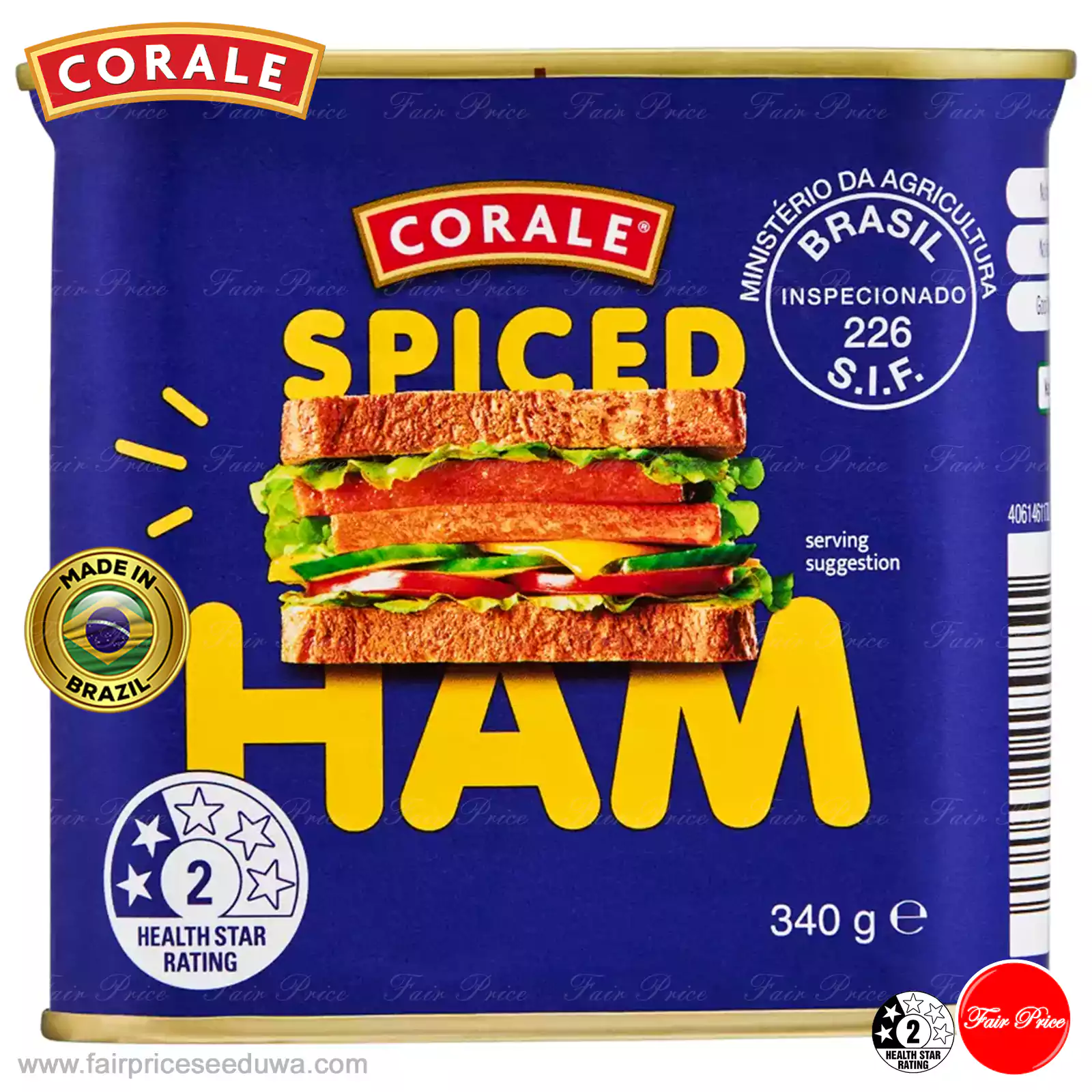 Corale Spiced Ham 340g - Image 3