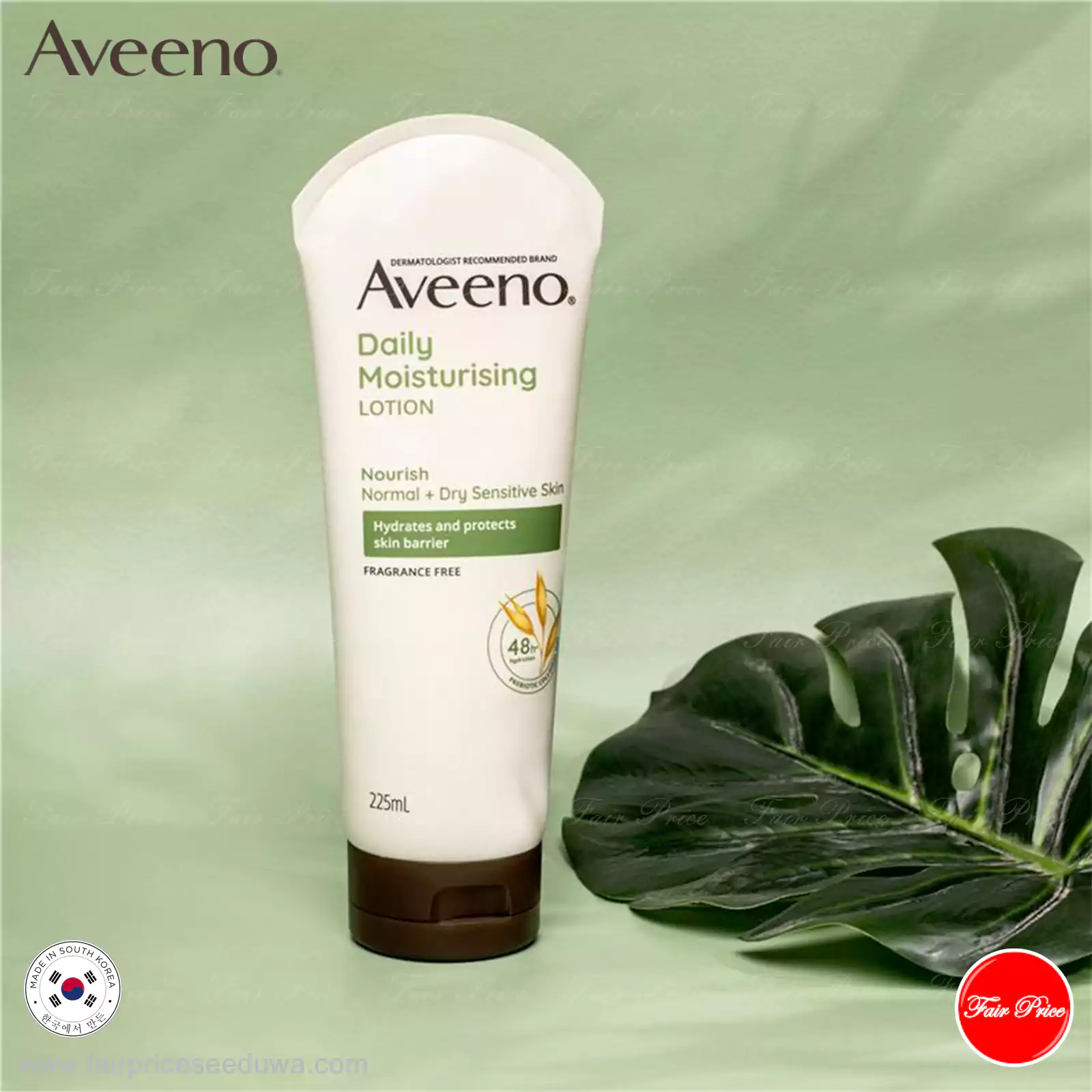 Aveeno Daily Moisturising Fragrance Free Body Lotion 225ml - Image 5