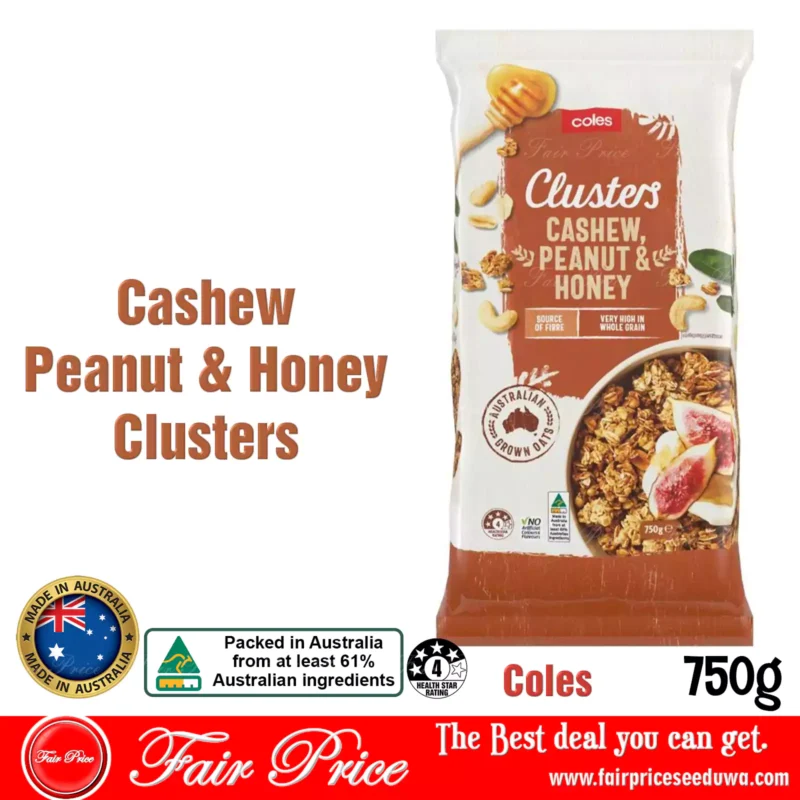 Cashew Peanut & Honey Clusters 750g